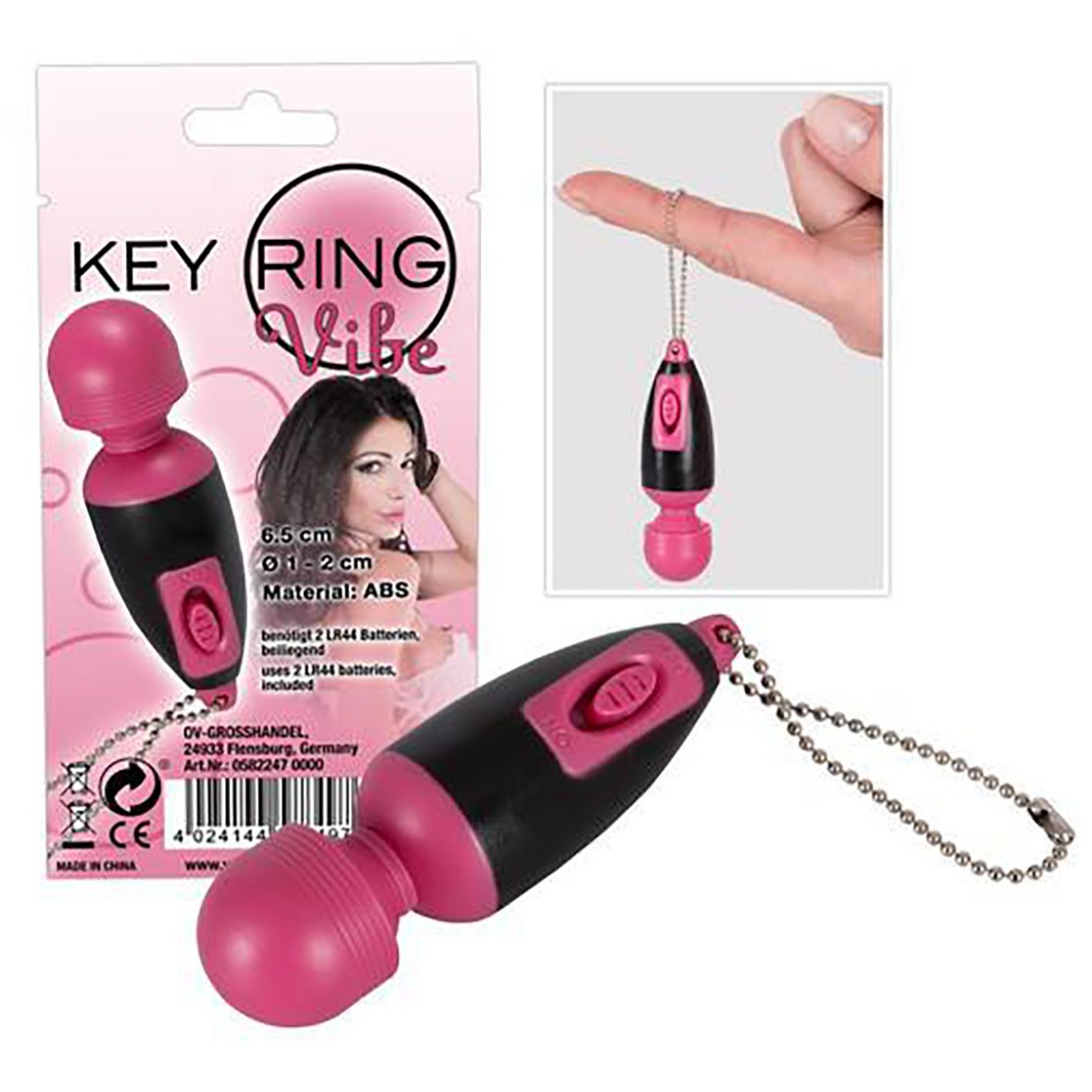 MINI VIBRATORE DA CLITORIDE WAND  KEY RING VIBE